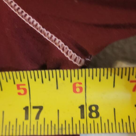 Cuddl Duds‎ Womens Long Sleeve T Shirt Size S Maroon Modal Rayon Crew Neck - Picture 7 of 7